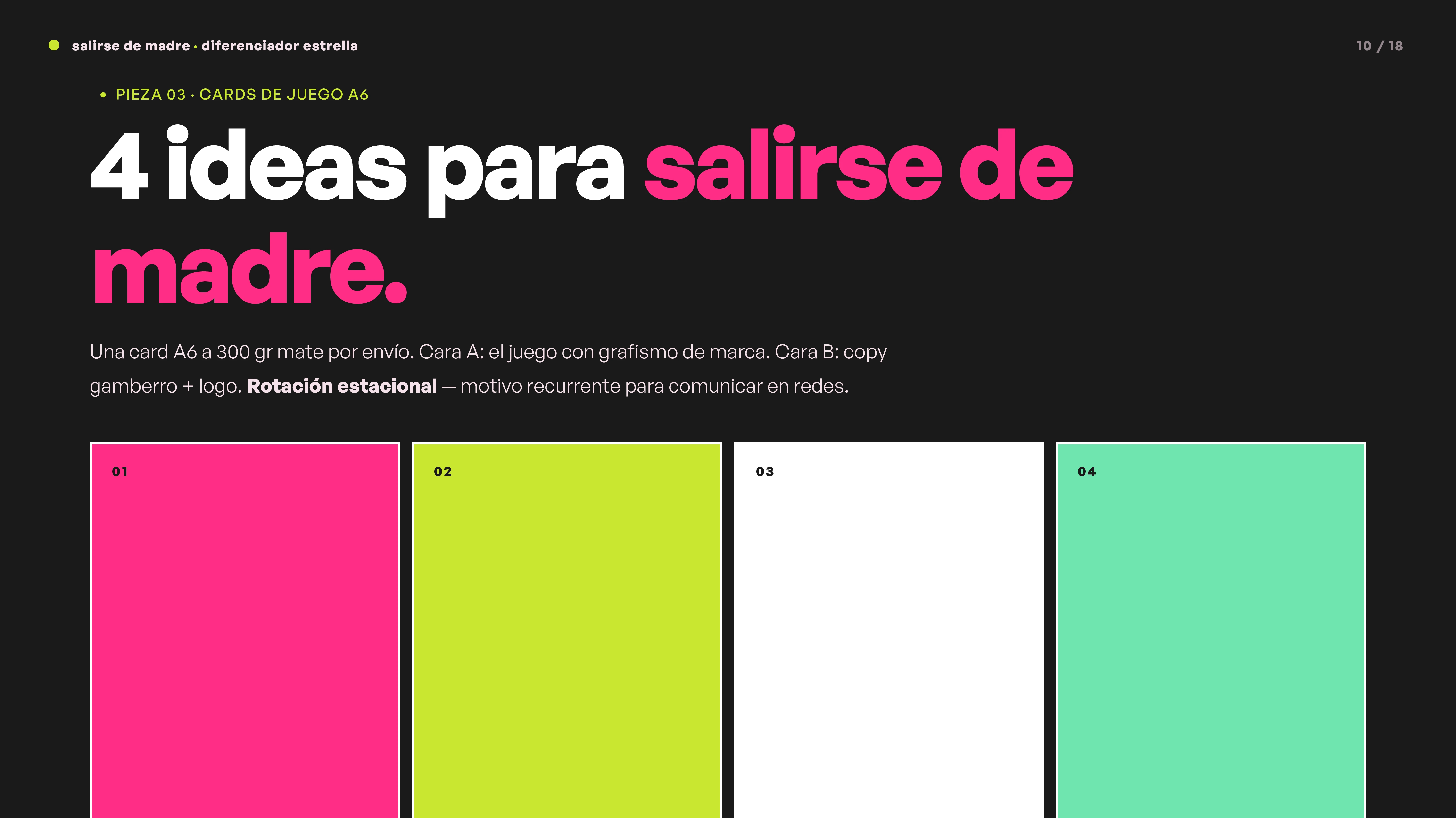 4 ideas de cards de juego